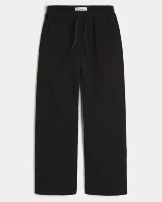 98 Pantalon de survêtement bootcut graphique