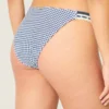 Bas de bikini audacieux à double bretelle et bordure style crochet