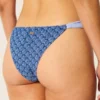 Bas de bikini échancré à bretelles latérales