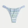 Bas de bikini échancré à bretelles latérales