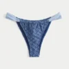 Bas de bikini échancré à bretelles latérales