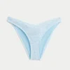 Bas de bikini échancré à smocks Bas de bikini échancré à smocks