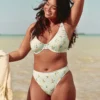 Bas de bikini Cheekiest à jambes hautes et côtes