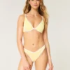 Bas de bikini Cheekiest à taille en V et jambes hautes côtelées