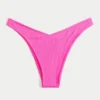 Bas de bikini Cheekiest à taille en V et jambes hautes côtelées