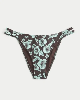 Bas de bikini cheeky à double bretelle