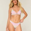 Bas de bikini cheeky à taille haute et paillettes