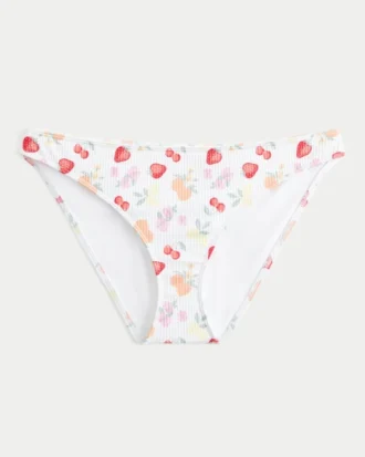 Bas de bikini côtelé
