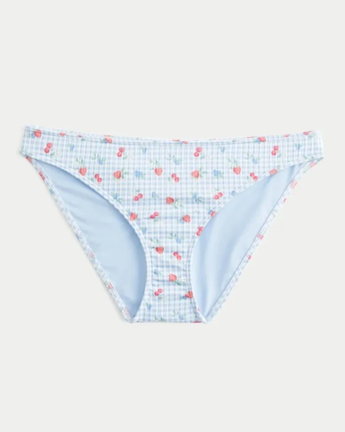 Bas de bikini côtelé