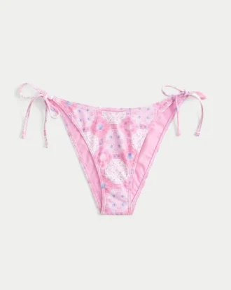 Bas de bikini effronté à nouer sur les côtés