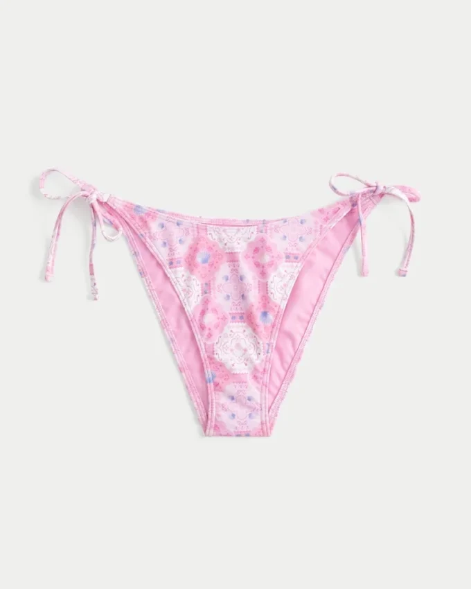 Bas de bikini effronté à nouer sur les côtés