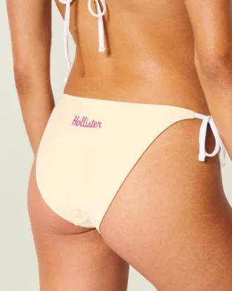 Bas de bikini effronté à nouer sur les côtés