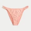 Bas de bikini jacquard à double bretelles