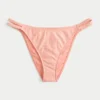 Bas de bikini jacquard à double bretelles