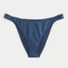 Bas de bikini jacquard à double bretelles