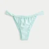 Bas de bikini à larges bretelles et coupe échancrée