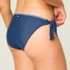 Bas de bikini à nouer sur les côtés et à coutures apparentes