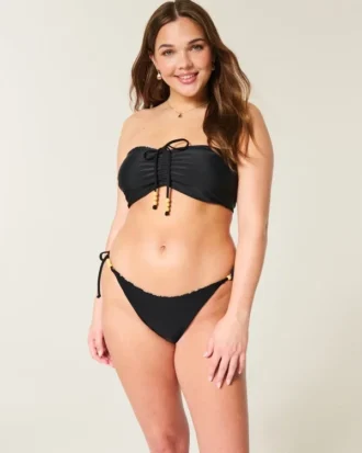 Bas de bikini réversible à nouer sur les côtés