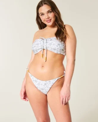 Bas de bikini réversible à nouer sur les côtés