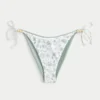 Bas de bikini réversible à nouer sur les côtés