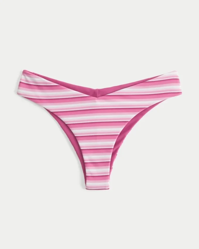 Bas de bikini réversible taille V