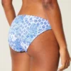Bas de bikini taille basse côtelé