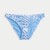 Bas de bikini taille basse côtelé