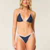 Bas de bikini taille basse à nouer sur les côtés