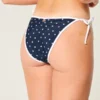 Bas de bikini taille basse à nouer sur les côtés