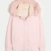Blouson aviateur doublé de fausse fourrure Blouson aviateur doublé de fausse fourrure