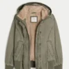 Blouson aviateur doublé de fausse fourrure Blouson aviateur doublé de fausse fourrure