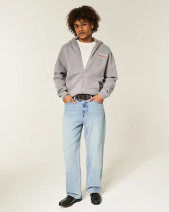 Broderie araignée Jean baggy