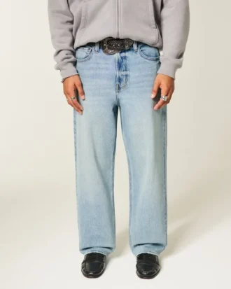 Broderie araignée Jean baggy