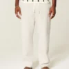 Broderie au dos Pantalon de survêtement ample Broderie au dos Pantalon de survêtement ample