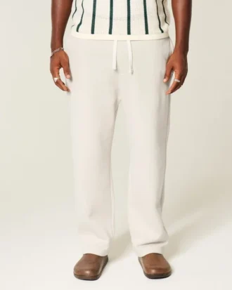 Broderie au dos Pantalon de survêtement ample