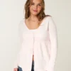 Cardigan babydoll à manches longues Cardigan babydoll à manches longues