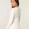 Cardigan babydoll à manches longues Cardigan babydoll à manches longues
