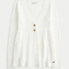 Cardigan babydoll à manches longues Cardigan babydoll à manches longues