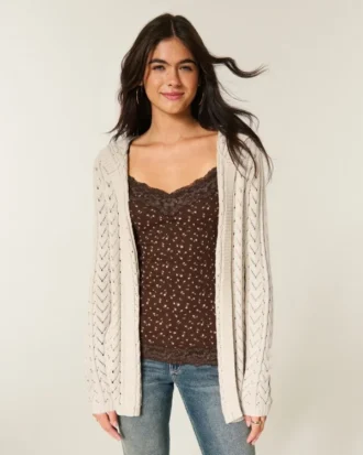 Cardigan à capuche sans fermeture Stitchy Cardigan à capuche sans fermeture Stitchy