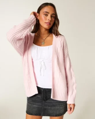 Cardigan confortable sans fermeture Hollister Comfy Cloud