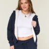 Cardigan en polaire sans fermeture doublé de fausse fourrure Cardigan en polaire sans fermeture doublé de fausse fourrure