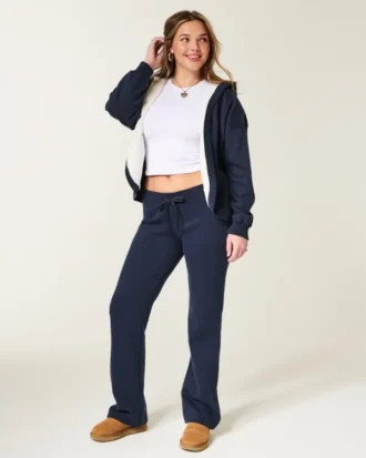 Cardigan en polaire sans fermeture doublé de fausse fourrure