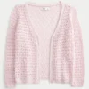 Cardigan à manches trois-quarts style crochet Cardigan à manches trois-quarts style crochet