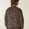 Cardigan à motif carré Cardigan à motif carré