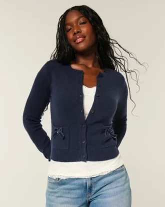 Cardigan à poche nœud Hollister Comfy Cloud