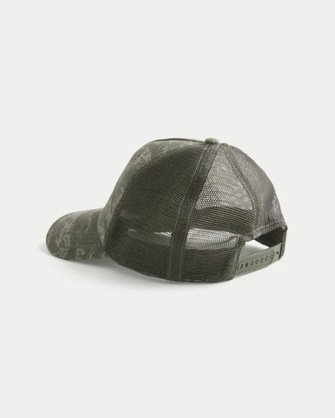 Casquette trucker camouflage à motif Mac&rsquo;s Muscles & Rods