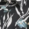 Chemise ample en lin mélangé à motif poissons tropicaux Chemise ample en lin mélangé à motif poissons tropicaux