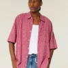 Chemise ample à manches courtes