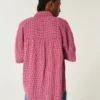 Chemise ample à manches courtes