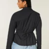 Chemise boutonnée avec empiècement en dentelle Chemise boutonnée avec empiècement en dentelle